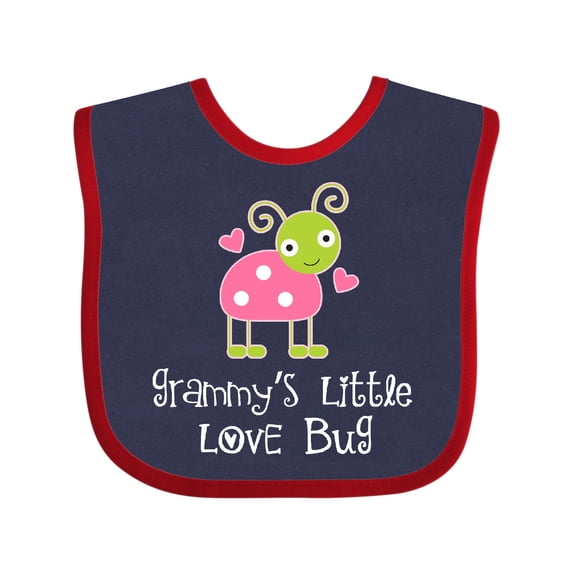 Inktastic Grammy Love Bug Valentines Day Childs Girls Baby Bib