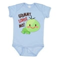 thumbnail image 1 of Inktastic Grammy Loves Me Cute Turtle Boys or Girls Baby Bodysuit, 1 of 5