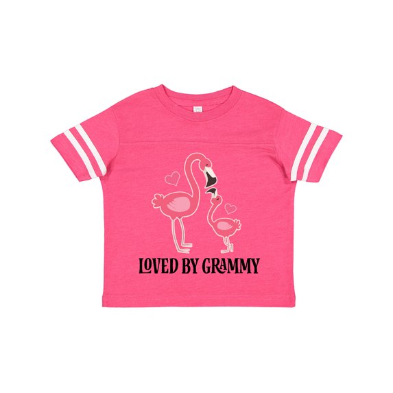 Inktastic Grammy Loves Me Flamingo Grandchild Girls Toddler T-Shirt
