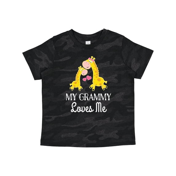 Inktastic Grammy Loves Me Giraffe Boys or Girls Toddler T-Shirt