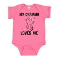 thumbnail image 1 of Inktastic Grammy Loves Me Girls Kitty Girls Baby Bodysuit, 1 of 5