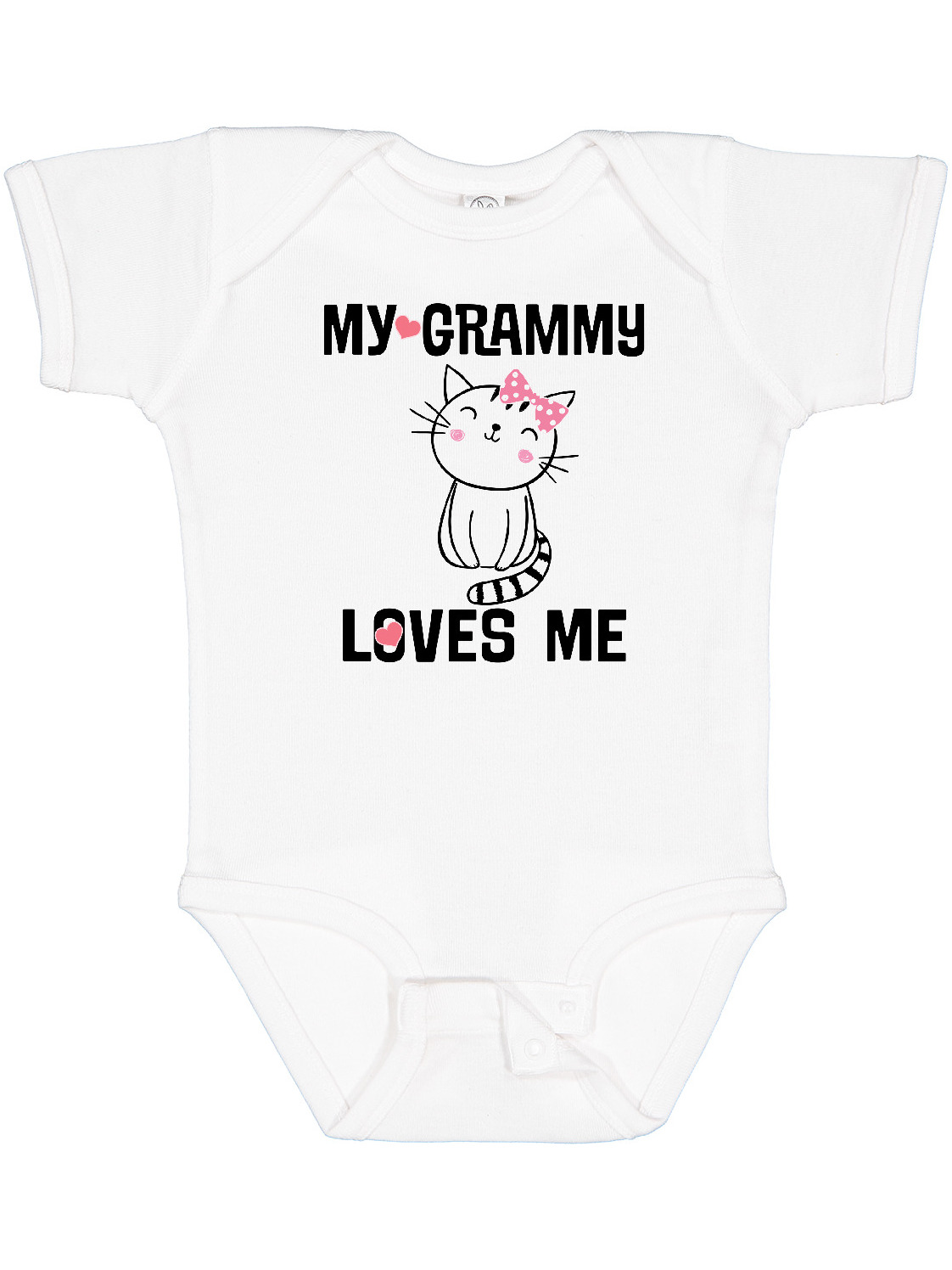 Grammys 25 Inktastic My Grammy And Grampy Love Me With Hearts Boys Or Girls Toddler T-Shirt Grammy Shirt