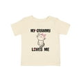thumbnail image 1 of Inktastic Grammy Loves Me Girls Kitty Girls Baby T-Shirt, 1 of 5