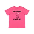 thumbnail image 1 of Inktastic Grammy Loves Me Girls Kitty Youth T-Shirt, 1 of 5