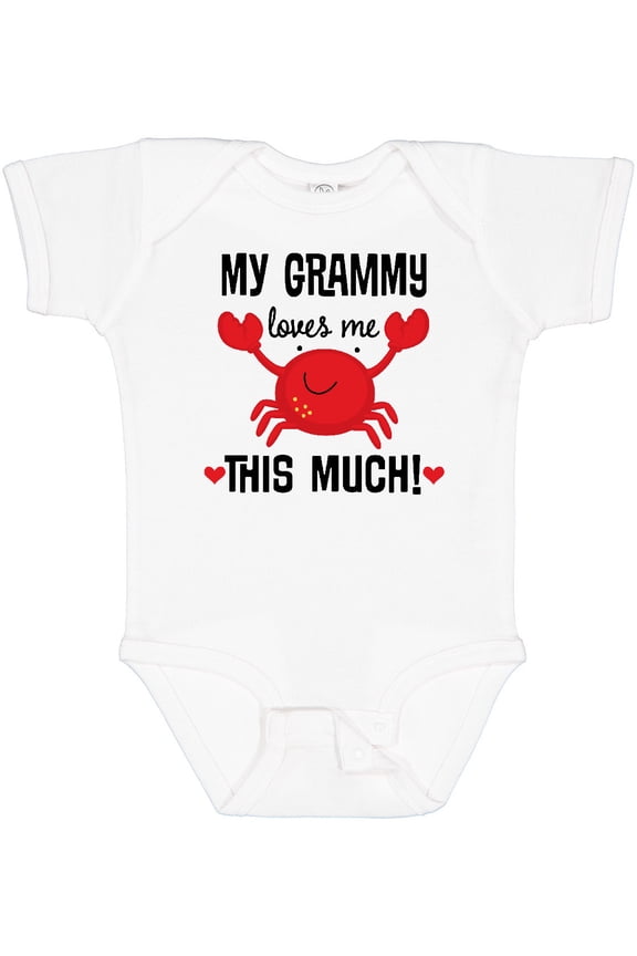 Grammy Loves Me Grandchild Boys or Girls Baby Bodysuit