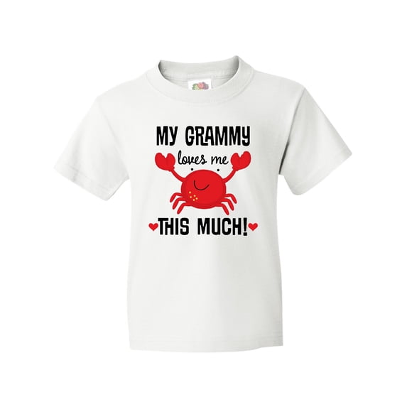 Inktastic Grammy Loves Me Grandchild Gift Youth T-Shirt