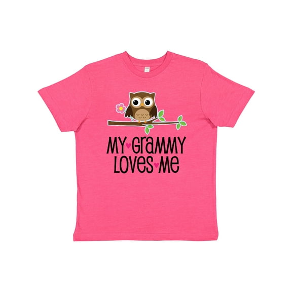 Inktastic Grammy Loves Me Grandchild Gift Youth T-Shirt