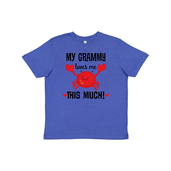 Inktastic Grammy Loves Me Grandchild Gift Youth T-Shirt
