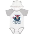 thumbnail image 1 of Inktastic Grammy Loves Me Grandson Bear Boys Baby Bodysuit, 1 of 5