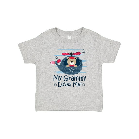 Inktastic Grammy Loves Me Grandson Bear Boys Baby T-Shirt