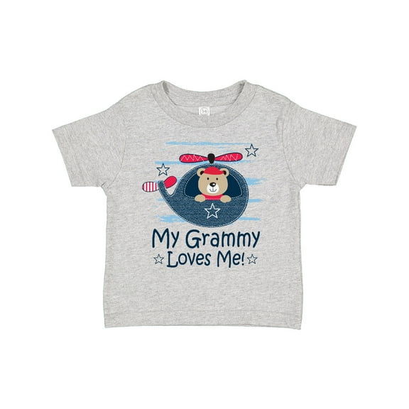 Inktastic Grammy Loves Me Grandson Bear Boys Toddler T-Shirt