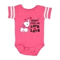 thumbnail image 1 of Inktastic Grammy Loves Me Lots and Lots Cute Elephant Boys or Girls Baby Bodysuit, 1 of 5
