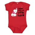 thumbnail image 1 of Inktastic Grammy Loves Me Lots and Lots Cute Elephant Boys or Girls Baby Bodysuit, 1 of 5