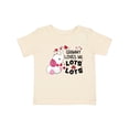 thumbnail image 1 of Inktastic Grammy Loves Me Lots and Lots Cute Elephant Boys or Girls Baby T-Shirt, 1 of 5