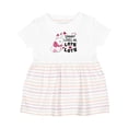 thumbnail image 1 of Inktastic Grammy Loves Me Lots and Lots Cute Elephant Girls Baby Dress, 1 of 5