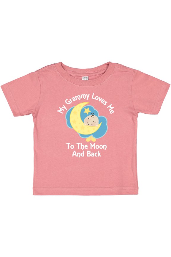 Grammy Loves Me Moon and Back Boys or Girls Baby T-Shirt