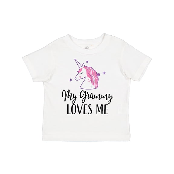 Inktastic Grammy Loves Me Unicorn Girls Girls Toddler T-Shirt