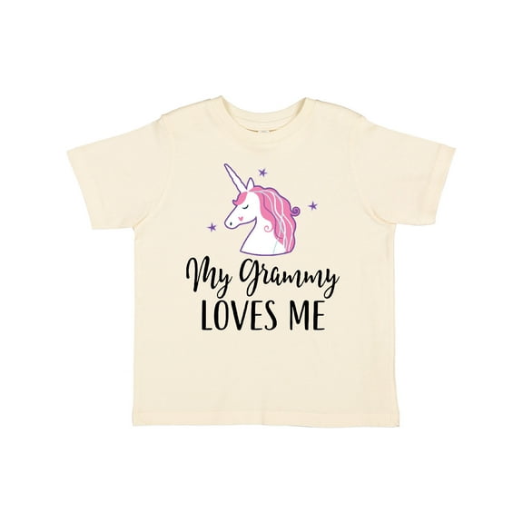 Inktastic Grammy Loves Me Unicorn Girls Girls Toddler T-Shirt