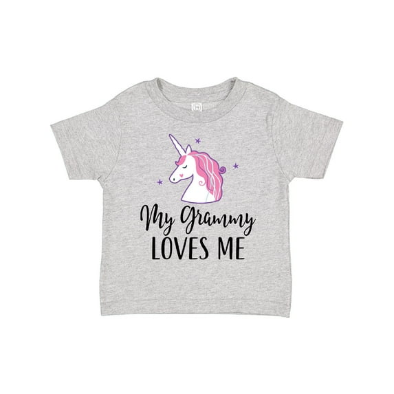 Inktastic Grammy Loves Me Unicorn Girls Girls Toddler T-Shirt