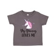 thumbnail image 1 of Inktastic Grammy Loves Me Unicorn Girls Girls Toddler T-Shirt, 1 of 5