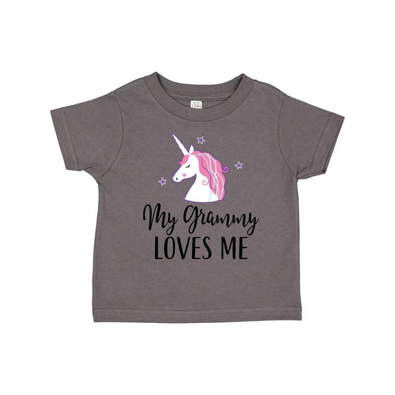 Inktastic Grammy Loves Me Unicorn Girls Girls Toddler T-Shirt