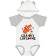 thumbnail image 1 of Inktastic Grammy Loves Me Woodland Fox Girls Baby Bodysuit, 1 of 5