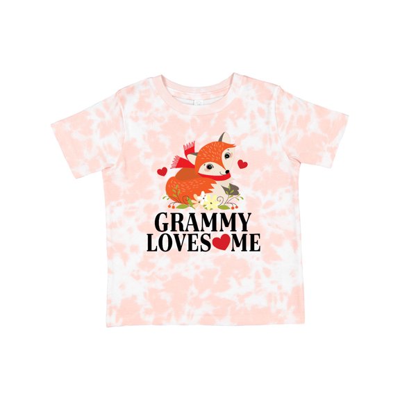 Inktastic Grammy Loves Me Woodland Fox Girls Toddler T-Shirt
