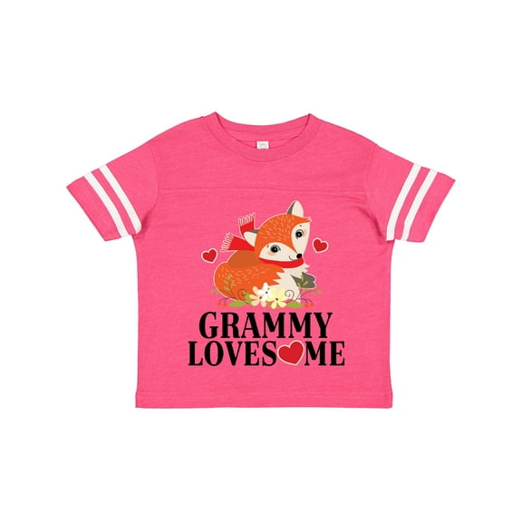 Inktastic Grammy Loves Me Woodland Fox Girls Toddler T-Shirt