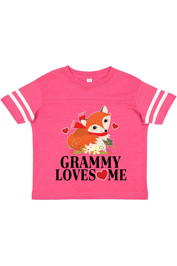 Grammy Loves Me Woodland Fox Girls Toddler T-Shirt