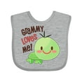 thumbnail image 1 of Inktastic Grammy Loves Me- cute turtle Boys or Girls Baby Bib, 1 of 4