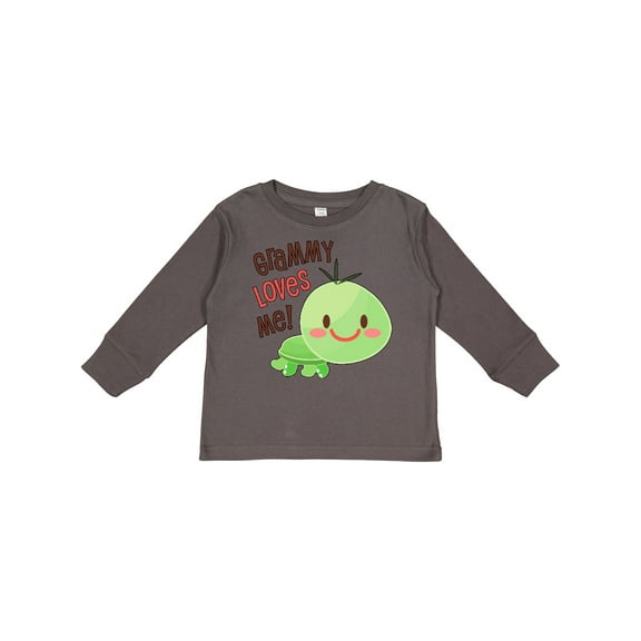Inktastic Grammy Loves Me- cute turtle Boys or Girls Long Sleeve Toddler T-Shirt
