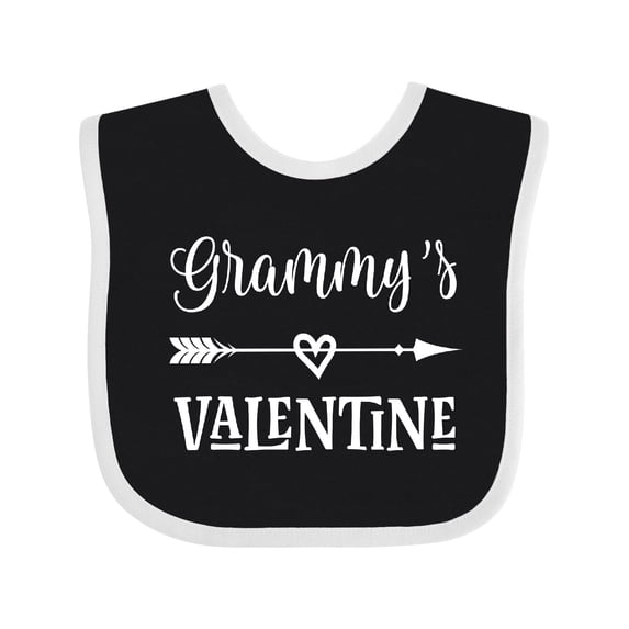 Inktastic Grammy Valentine Grandchild Boys or Girls Baby Bib