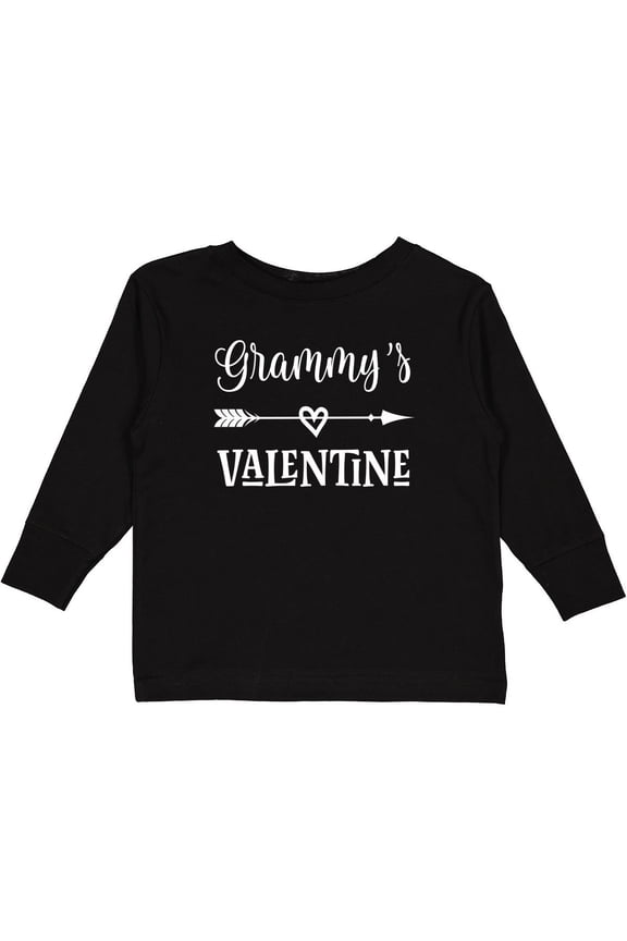 Grammy Valentine Grandchild Boys or Girls Long Sleeve Toddler T-Shirt