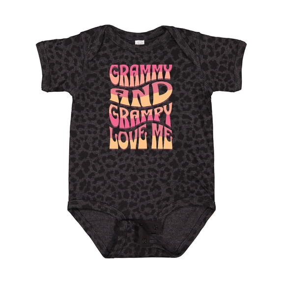 Inktastic Grammy and Grampy Love Me Granddaughter Girls Baby Bodysuit