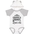 thumbnail image 1 of Inktastic Grammy and Grampy Love Me Valentine Boys or Girls Baby Bodysuit, 1 of 5