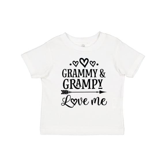 Inktastic Grammy and Grampy Love Me Valentine Boys or Girls Toddler T-Shirt