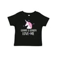 thumbnail image 1 of Inktastic Grammy and Grandpa Love Me Girl Unicorn Girls Baby T-Shirt, 1 of 5