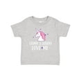 thumbnail image 1 of Inktastic Grammy and Grandpa Love Me Girl Unicorn Girls Baby T-Shirt, 1 of 5