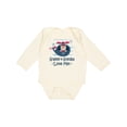 thumbnail image 1 of Inktastic Grammy and Grandpa Love Me Grandson Boys Long Sleeve Baby Bodysuit, 1 of 5