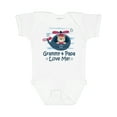 thumbnail image 1 of Inktastic Grammy and Papa Love Me Boys Baby Bodysuit, 1 of 5