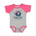 thumbnail image 1 of Inktastic Grammy and Papa Love Me Boys Baby Bodysuit, 1 of 5