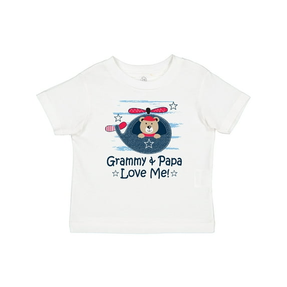 Inktastic Grammy and Papa Love Me Boys Baby T-Shirt