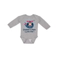 thumbnail image 1 of Inktastic Grammy and Papa Love Me Boys Long Sleeve Baby Bodysuit, 1 of 5