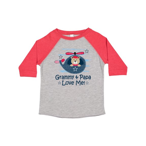 Inktastic Grammy and Papa Love Me Boys Toddler T-Shirt