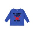 thumbnail image 1 of Inktastic Grammy and Papa Love Me Boys or Girls Long Sleeve Toddler T-Shirt, 1 of 5
