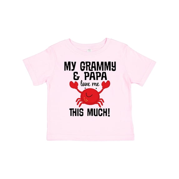 Inktastic Grammy and Papa Love Me Boys or Girls Toddler T-Shirt
