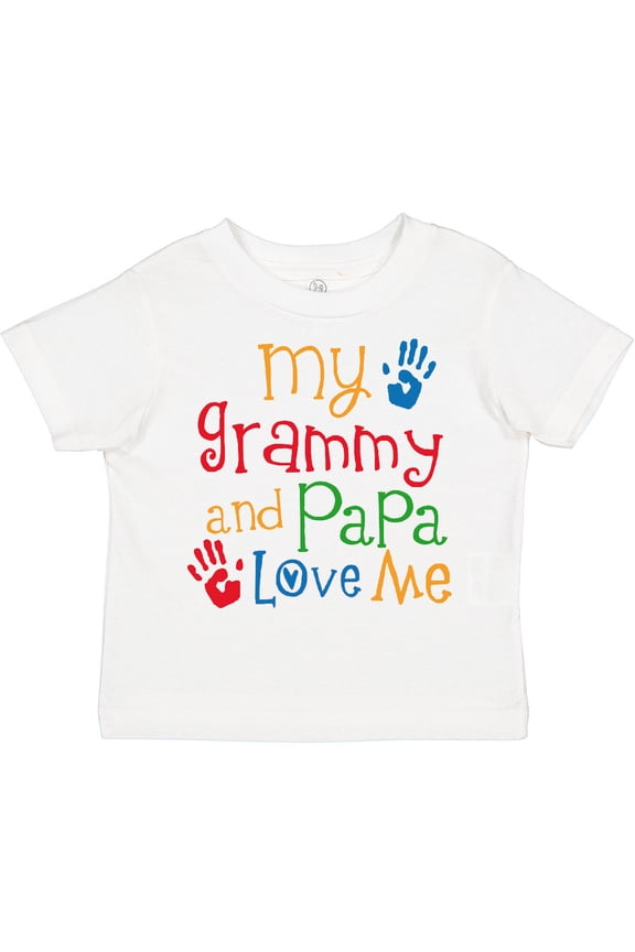 Grammy and Papa Love Me Boys or Girls Toddler T-Shirt