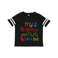 thumbnail image 1 of Inktastic Grammy and Papa Love Me Boys or Girls Toddler T-Shirt, 1 of 5