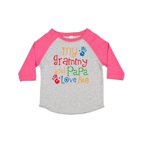 Inktastic Grammy and Papa Love Me Boys or Girls Toddler T-Shirt
