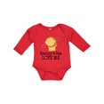 thumbnail image 1 of Inktastic Grammy and Papa Love Me Gift Boys Long Sleeve Baby Bodysuit, 1 of 5
